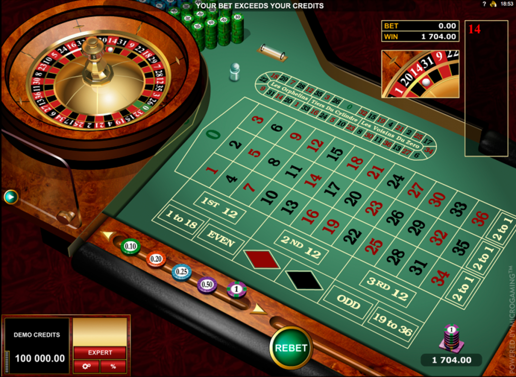 European roulette rules