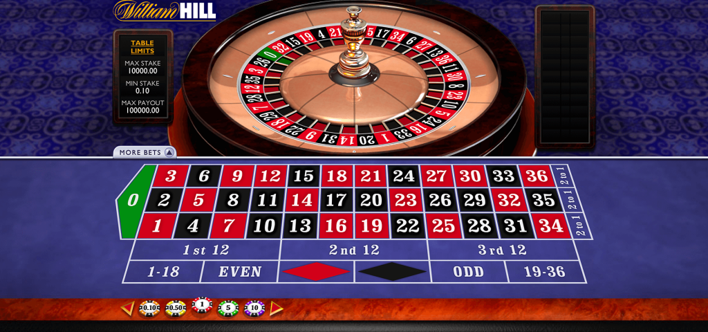 European roulette game