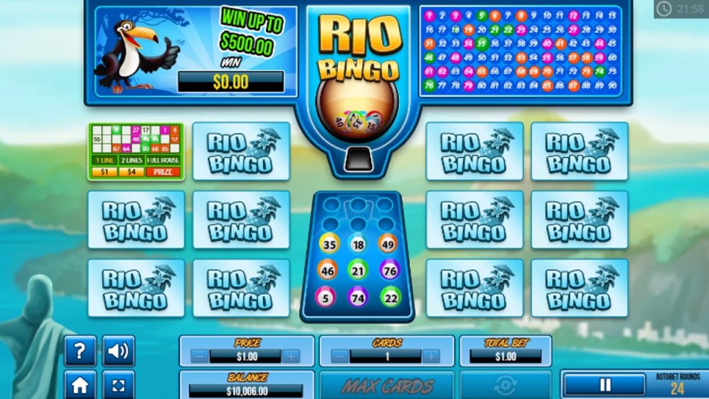 video bingo rules